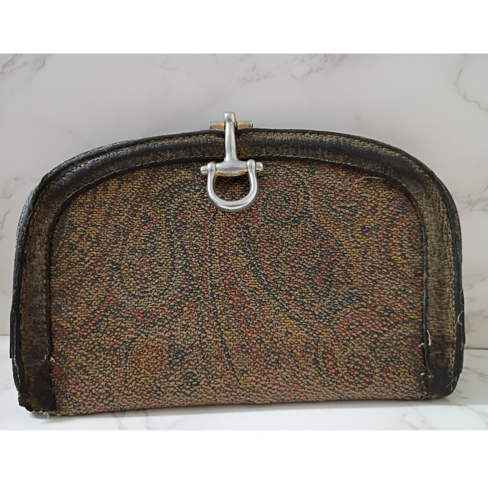 ETRO Vintage Arnica Paisley Clutch